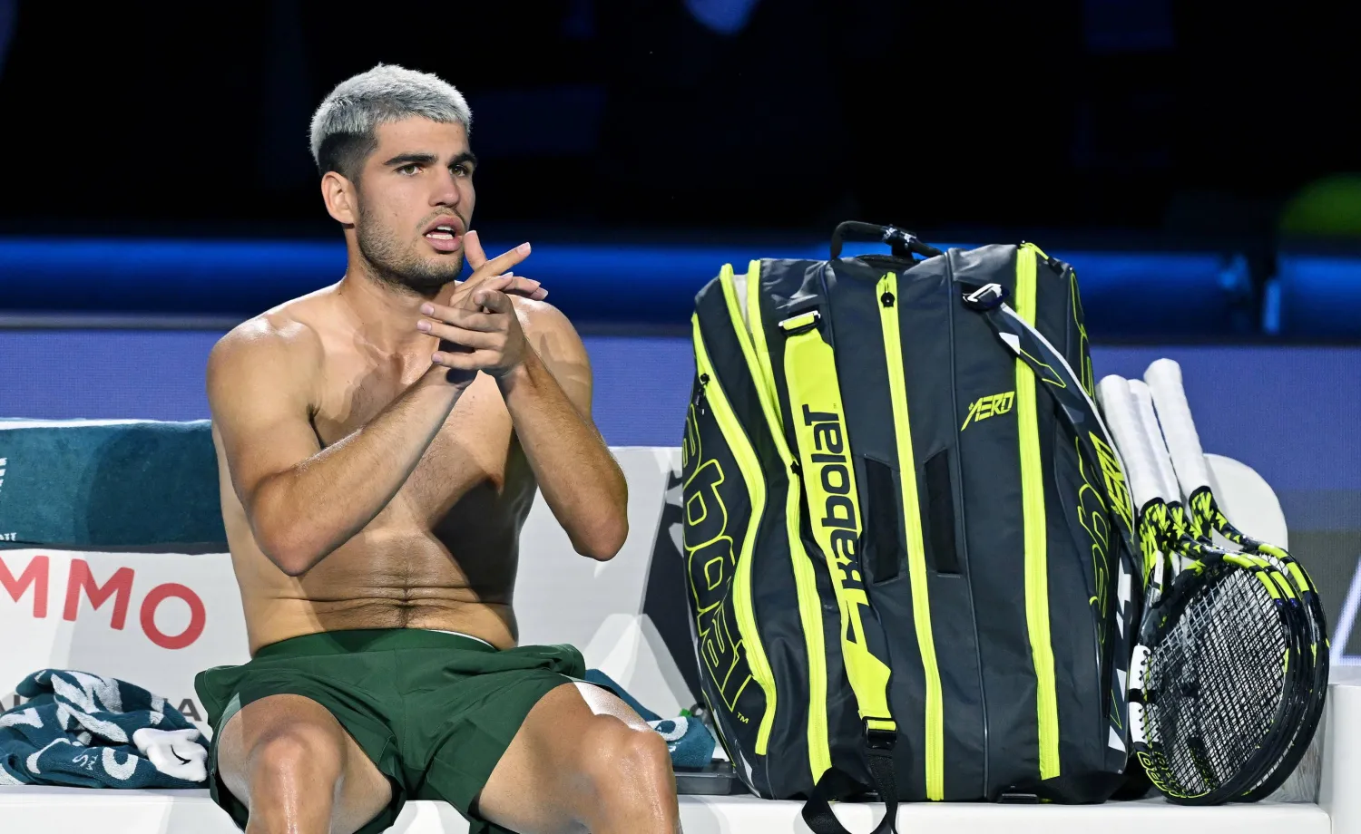 نجم التنس الإسباني كارلوس ألكاراس (إ.ب.أ)