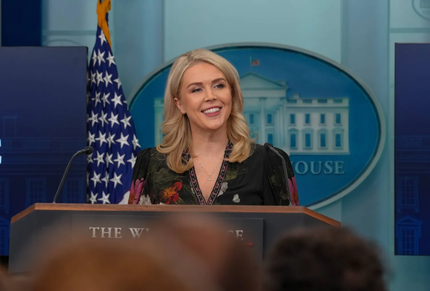 المتحدثة باسم البيت الأبيض كارولين ليفيت (د.ب.أ)