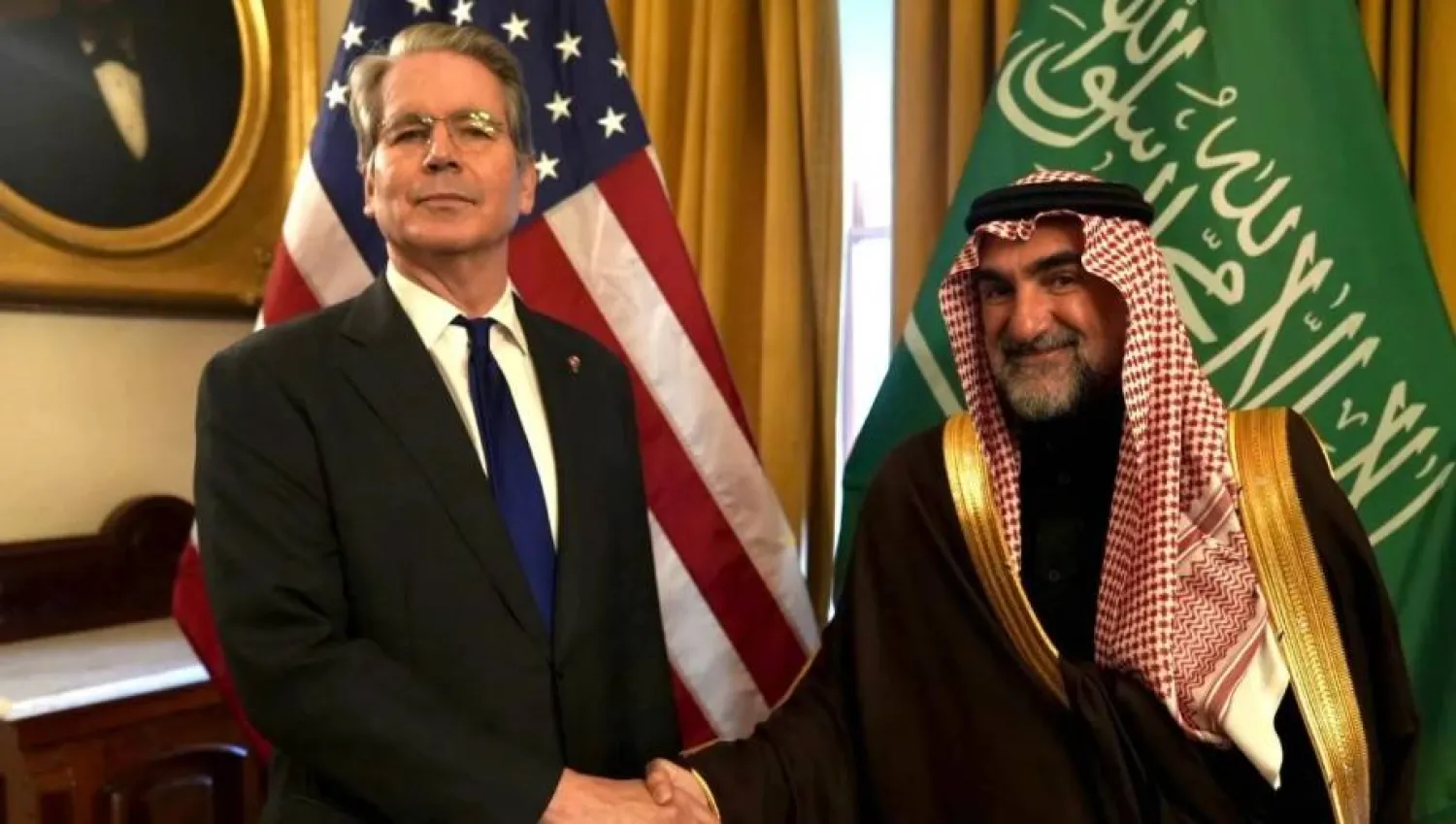 The US Treasury Secretary met with the PIF Governor. Photo: X