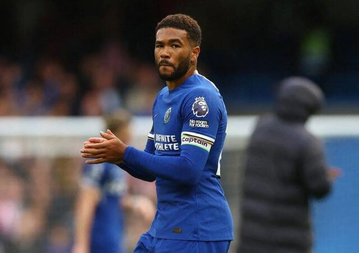 Soccer Football - Premier League - Chelsea v Brentford - Stamford Bridge, London, Britain - October 28, 2023 Chelsea's Reece James looks dejected after the match Action Images via Reuters/Matthew Childs/File Photo