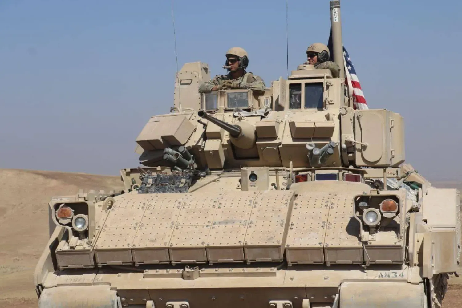 Suriye'nin Deyrizor kırsalındaki ABD birlikleri (Arşiv- Şarku’l Avsat)