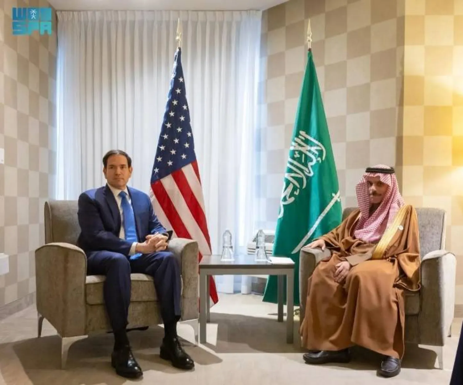 The Saudi Minister of Foreign Affairs and the US Secretary of State met in Canada’s Niagara Region. SPA