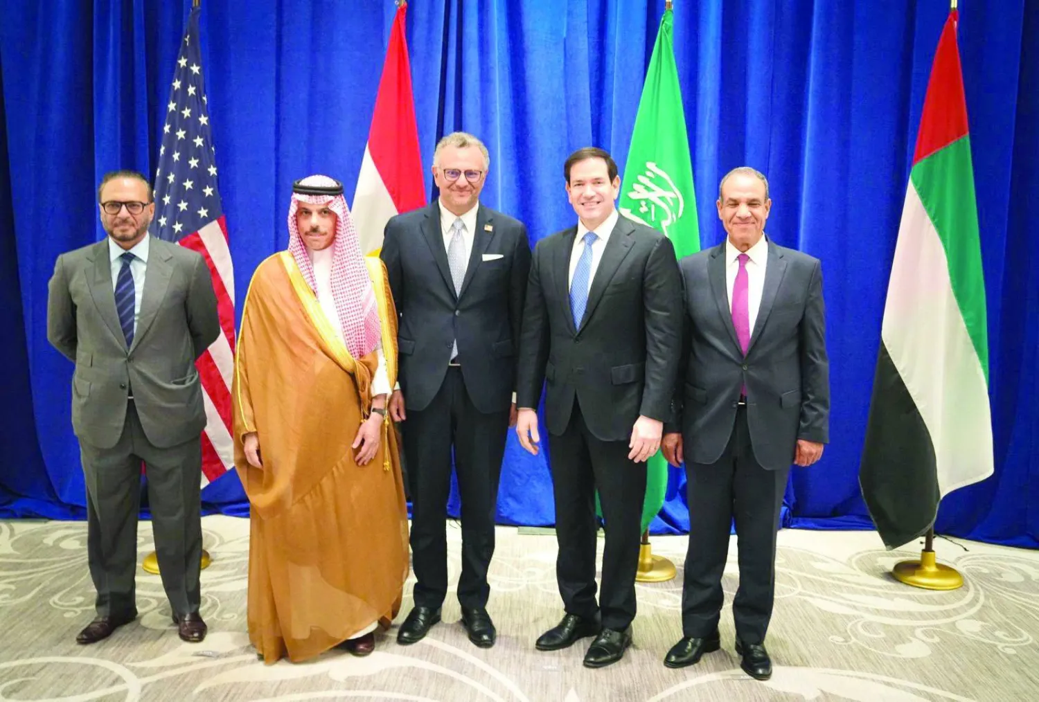 A photo from a previous meeting of the ‘Quartet’ in New York (Egyptian Ministry of Foreign Affairs)