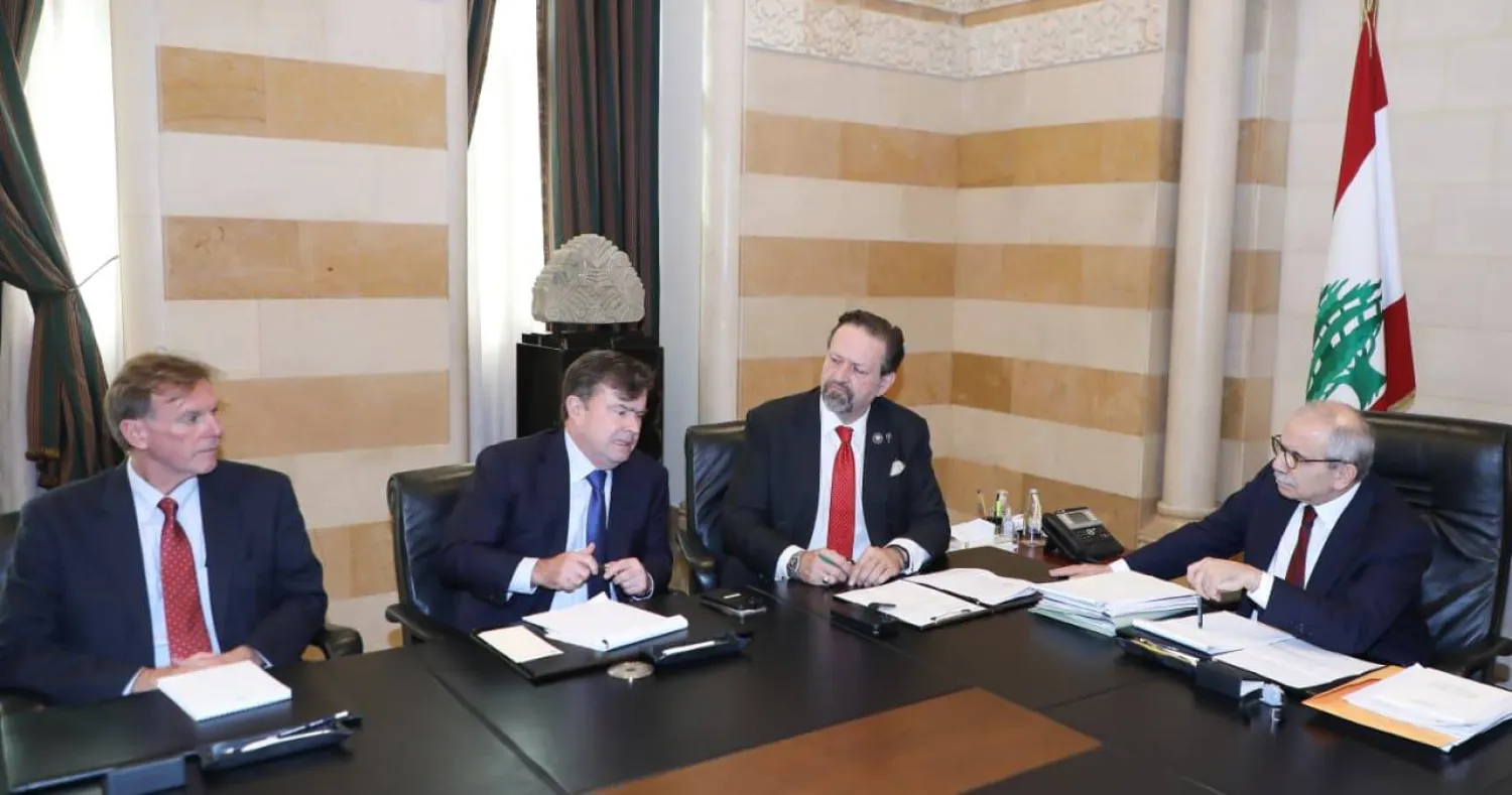 رئيس الحكومة اللبنانية نواف سلام يستقبل وفد وزارة الخزانة الأميركية في بيروت الاثنين (رئاسة الحكومة)