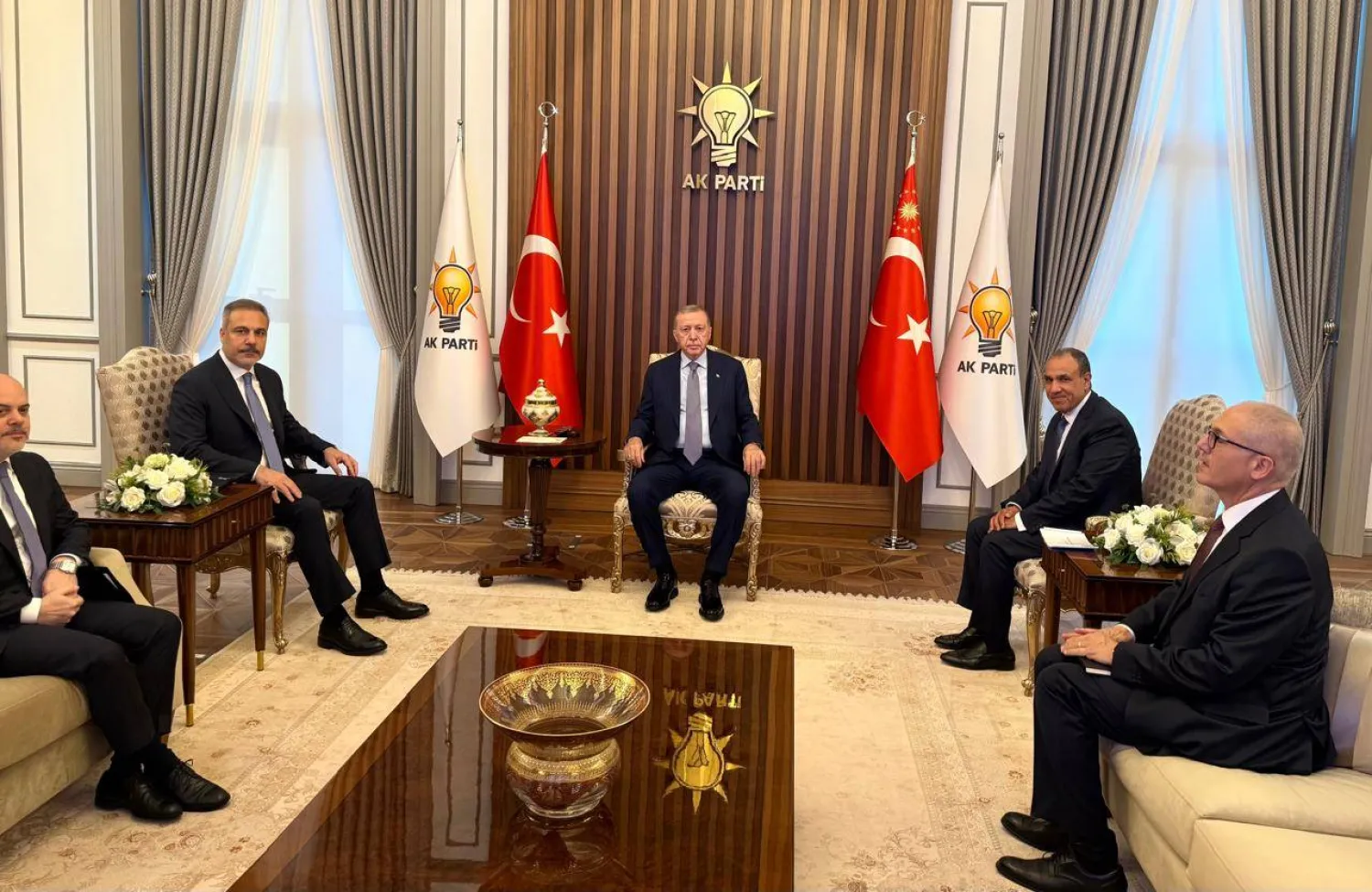 الرئيس التركي رجب إردوغان يستقبل وزير الخارجية المصري بدر عبد العاطي الأربعاء (الخارجية المصرية)