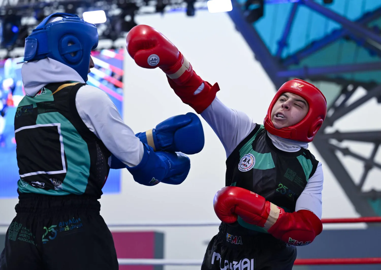 سهى الفار تحقق برونزية الملاكمة التايلاندية (الشرق الأوسط)