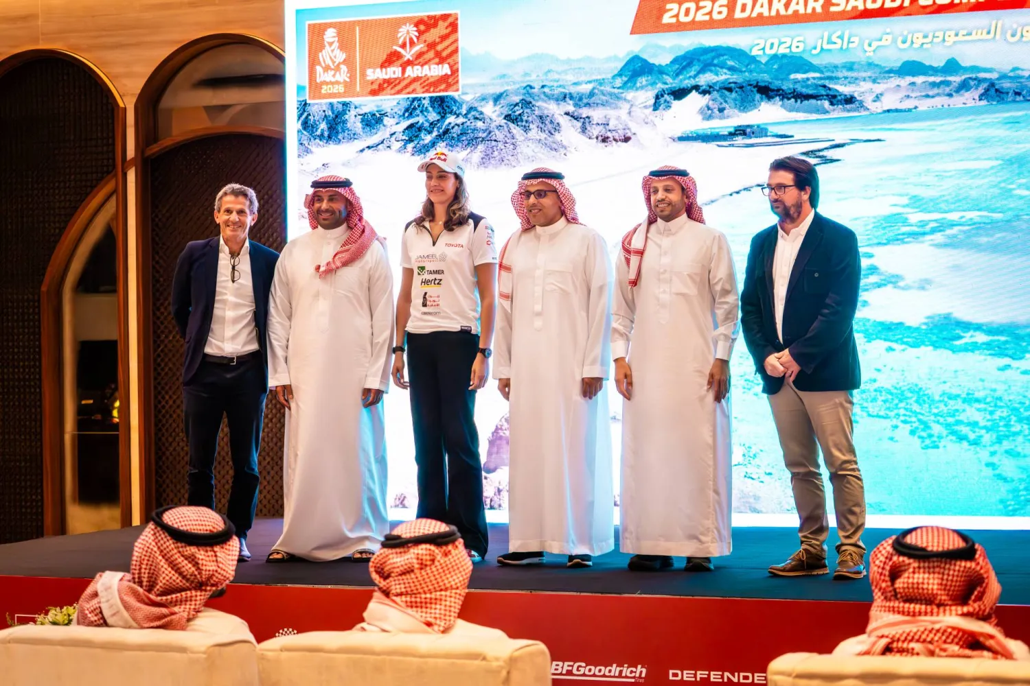 المؤتمر الصحافي أقيم في حلبة كورنيش جدة (الشرق الأوسط) 