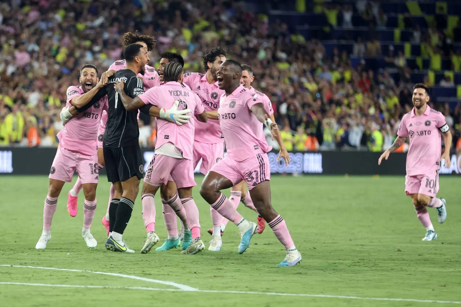 فريق انتر ميامي في الدوري الأميركي (رويترز).