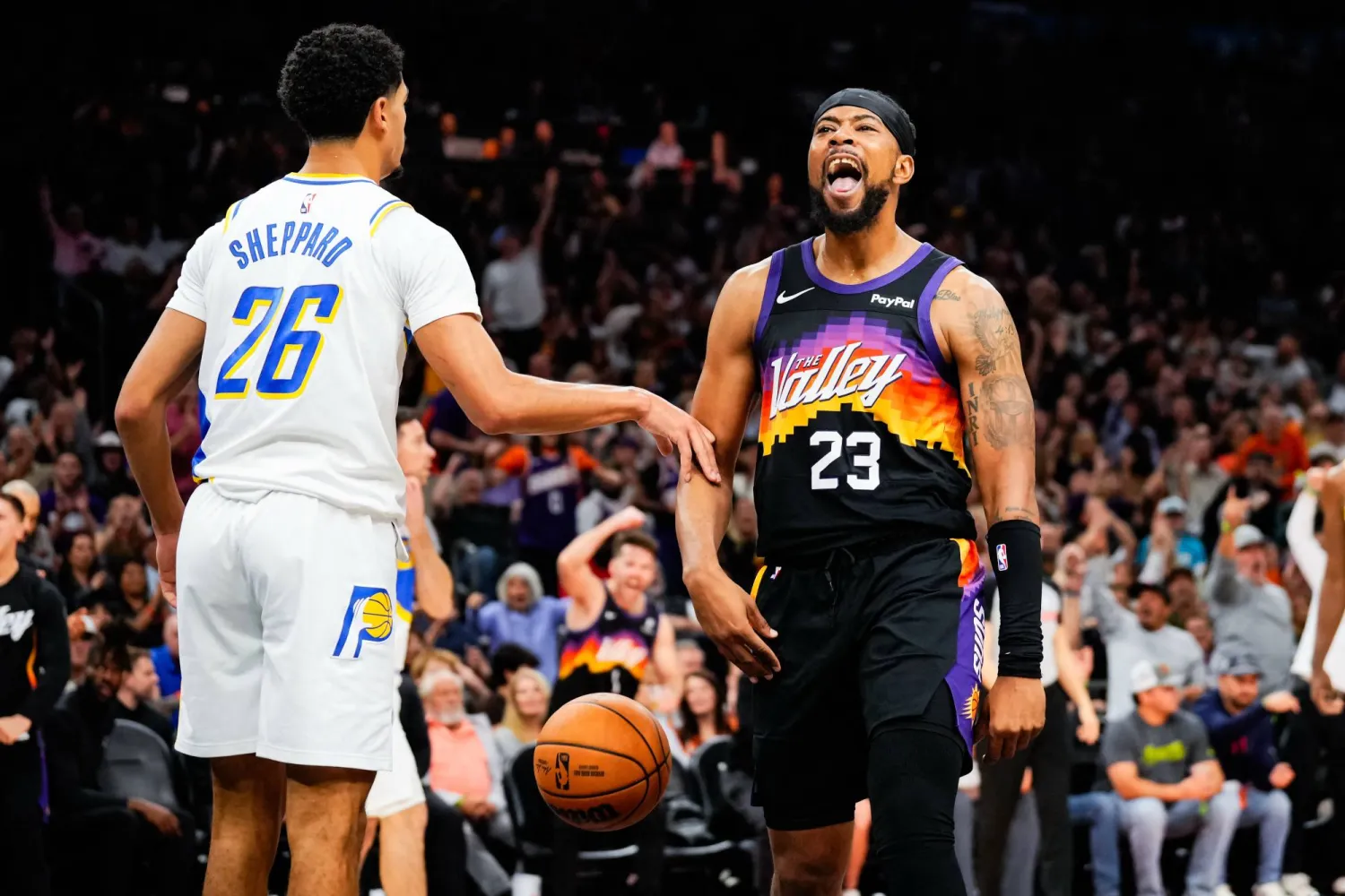 نجم فينيكس جوردان غودوين تألق ضد إنديانا (رويترز)