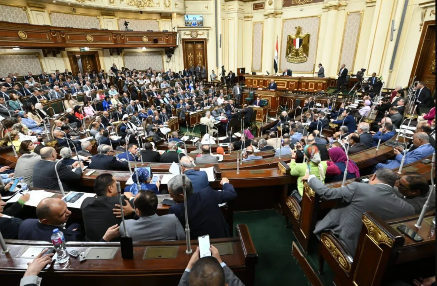 جلسة مجلس النواب المصري خلال إقرار النسخة النهائية لقانون «الإجراءات الجنائية» (مجلس النواب)