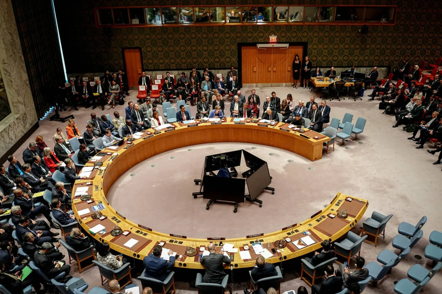 FILED - 23 September 2025, US, New York: A Security Council meeting held on the sidelines of the UN General Assembly's general debate. Photo: Kay Nietfeld/dpa