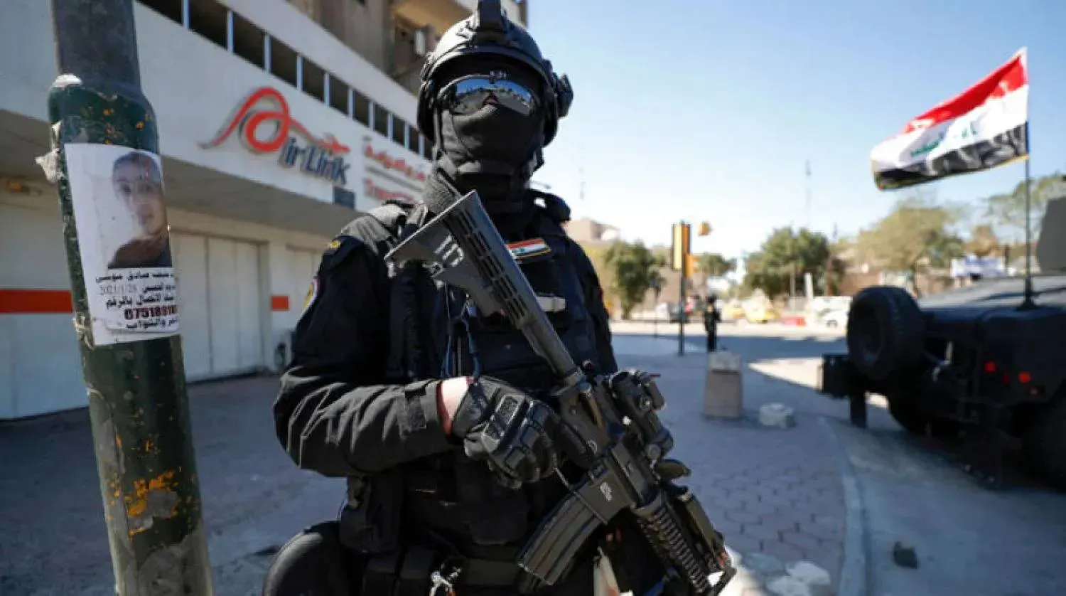 Bağdat'taki terörle mücadele birimi üyesi (Arşiv- AFP)