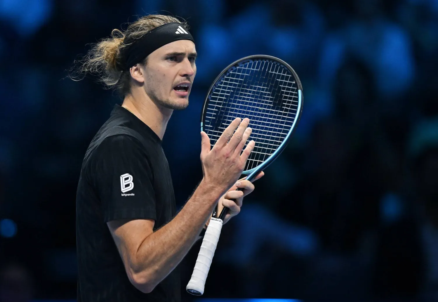 نجم التنس الألماني ألكسندر زفيريف (إ.ب.أ)