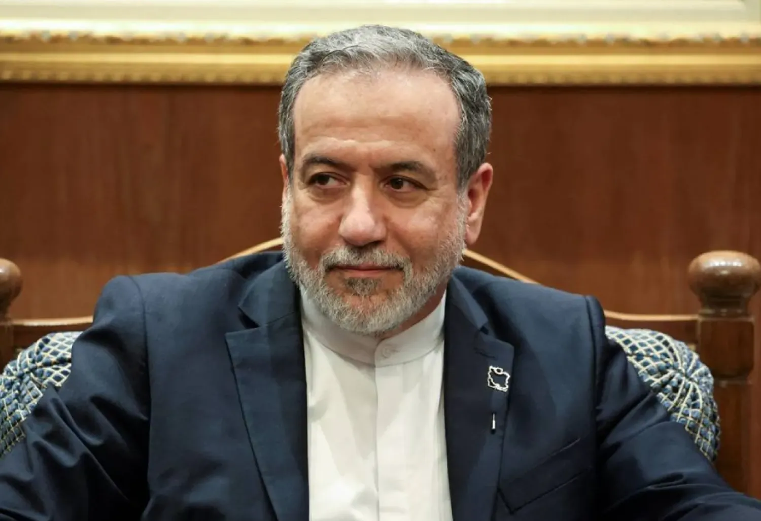 Iranian Foreign Minister Abbas Araghchi meets with Lebanese Parliament Speaker Nabih Berri (unseen), in Beirut, Lebanon, June 3, 2025. (Reuters)
