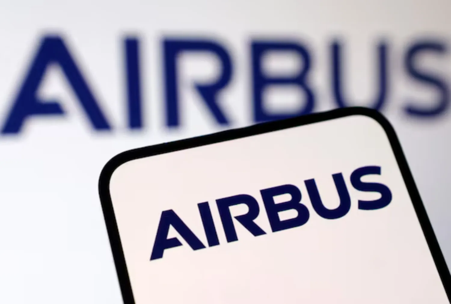 Airbus logo is seen in this illustration taken, March 10, 2025. REUTERS/Dado Ruvic/Illustration 