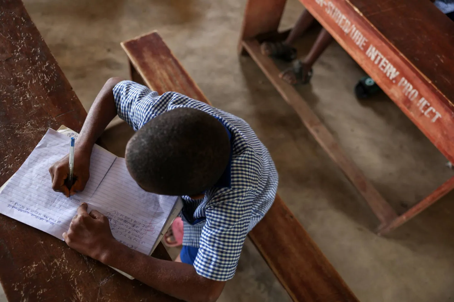 طفل في مدرسة بنيجيريا... 15 أكتوبر 2025 (رويترز)