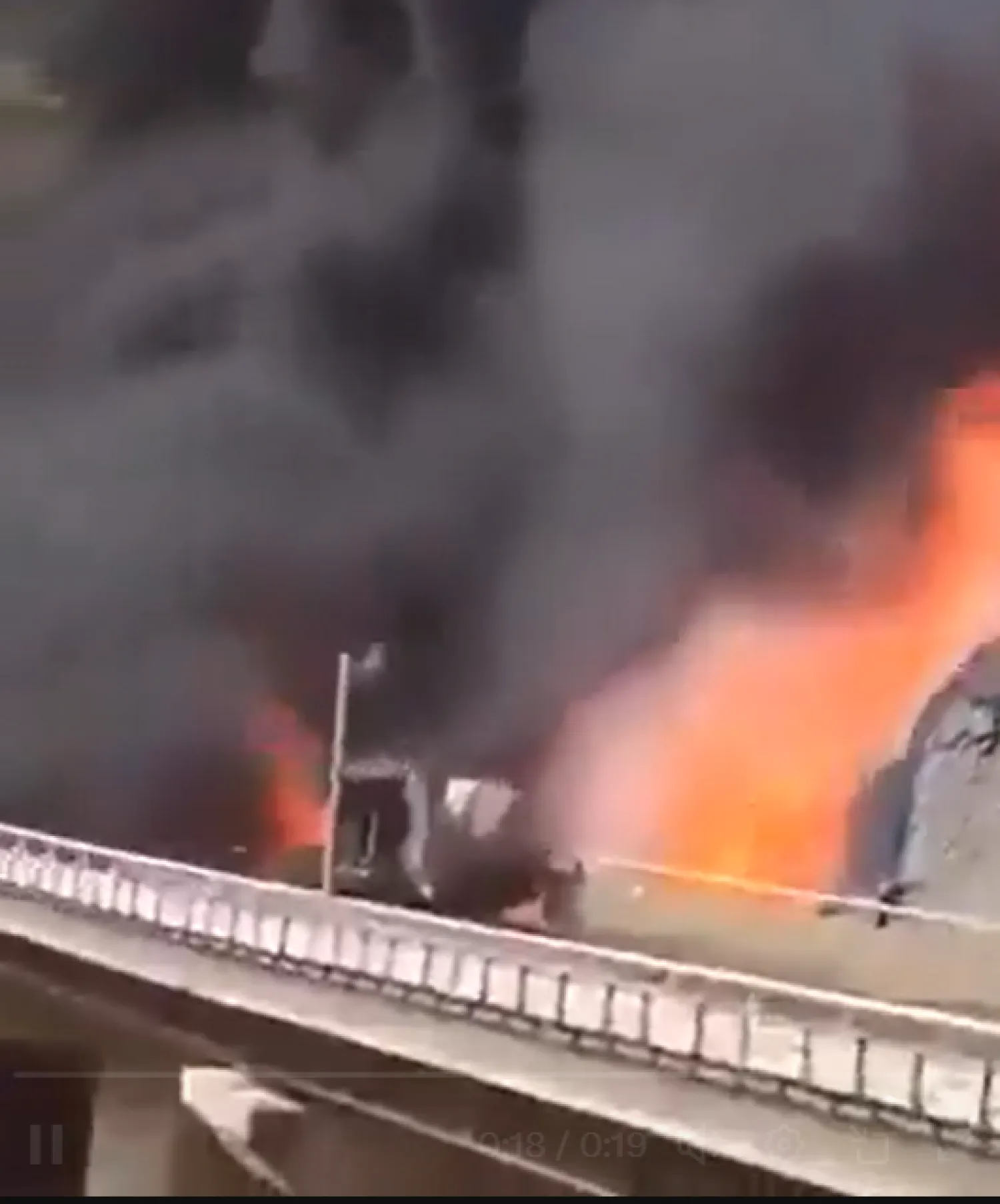 صورة متداولة للحادث على مواقع التواصل (إكس)