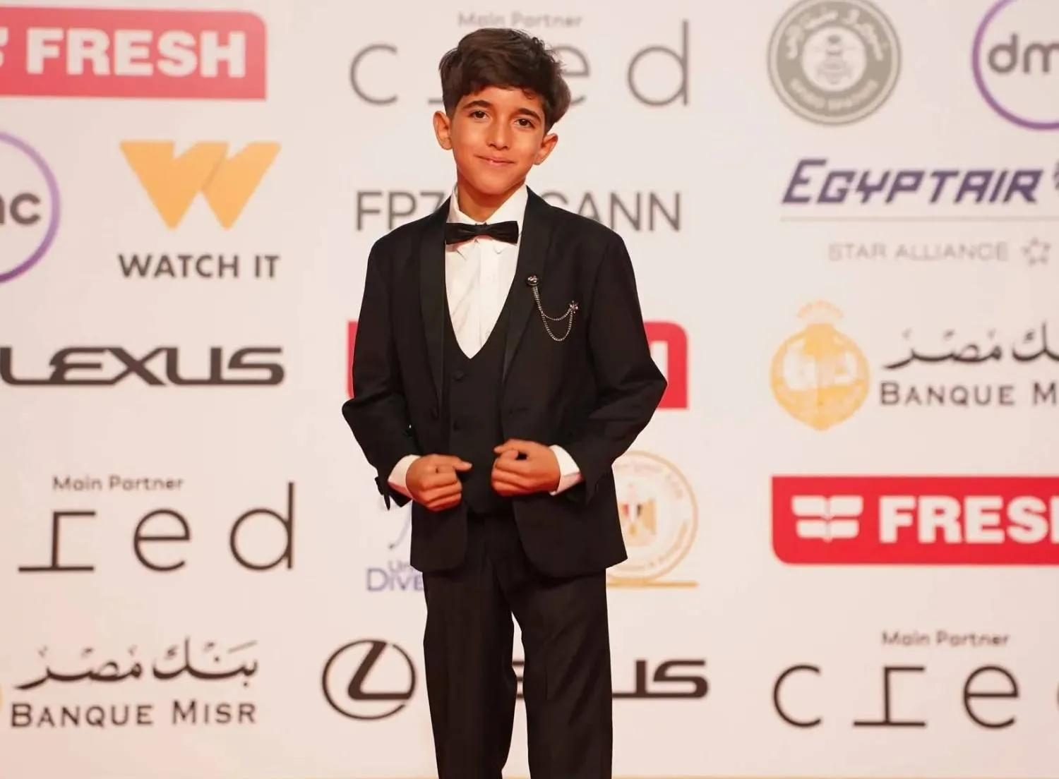 الطفل هادي بطل الفيلم التونسي (إدارة المهرجان)