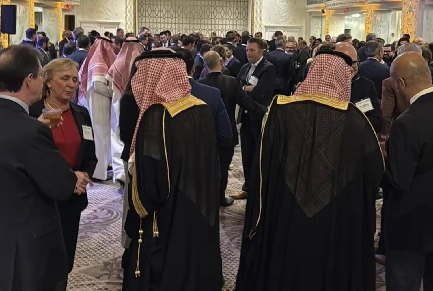 جانب من الفعالية التي نظمها مجلس الأعمال السعودي الأميركي في واشنطن الثلاثاء (الشرق الأوسط)