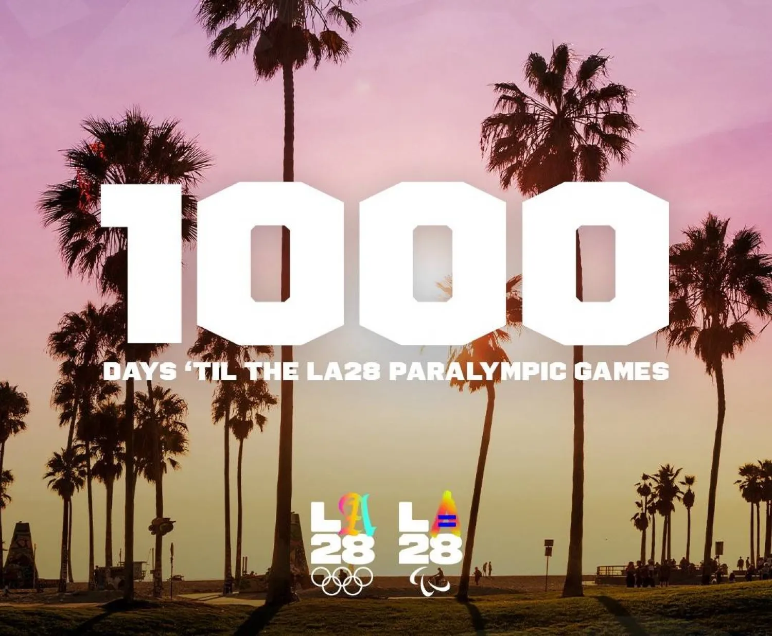 لوس أنجليس احتفلت بإطلاق العد التنازلي لأول دورة ألعاب بارالمبية في تاريخها (الشرق الأوسط)