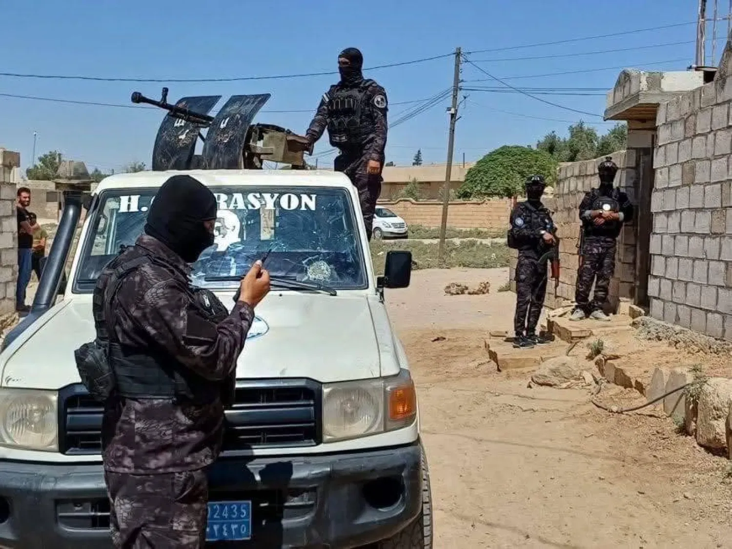 Haseke'de SDG’nin gerçekleştirdiği güvenlik operasyonundan bir kare (Arşiv - Facebook)