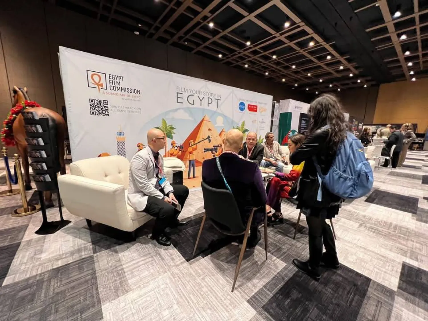 مشاركة لجنة مصر للأفلام في سوق الفيلم الأميركي (لجنة مصر للأفلام)