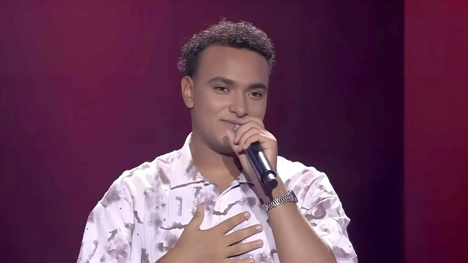 كريم الحو خلال البرنامج (إنستغرام)