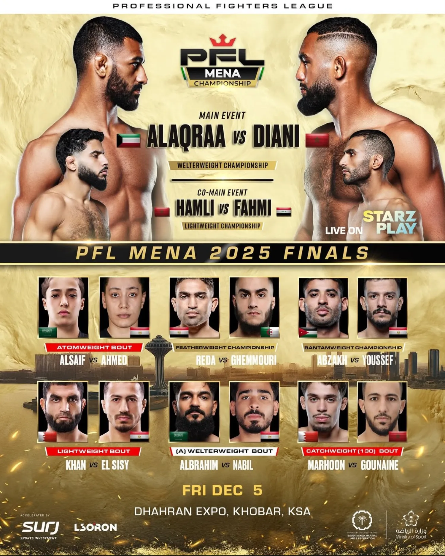 أسماء من الوزن الثقيل ستشارك في نهائيات الخُبر (الشرق الأوسط)