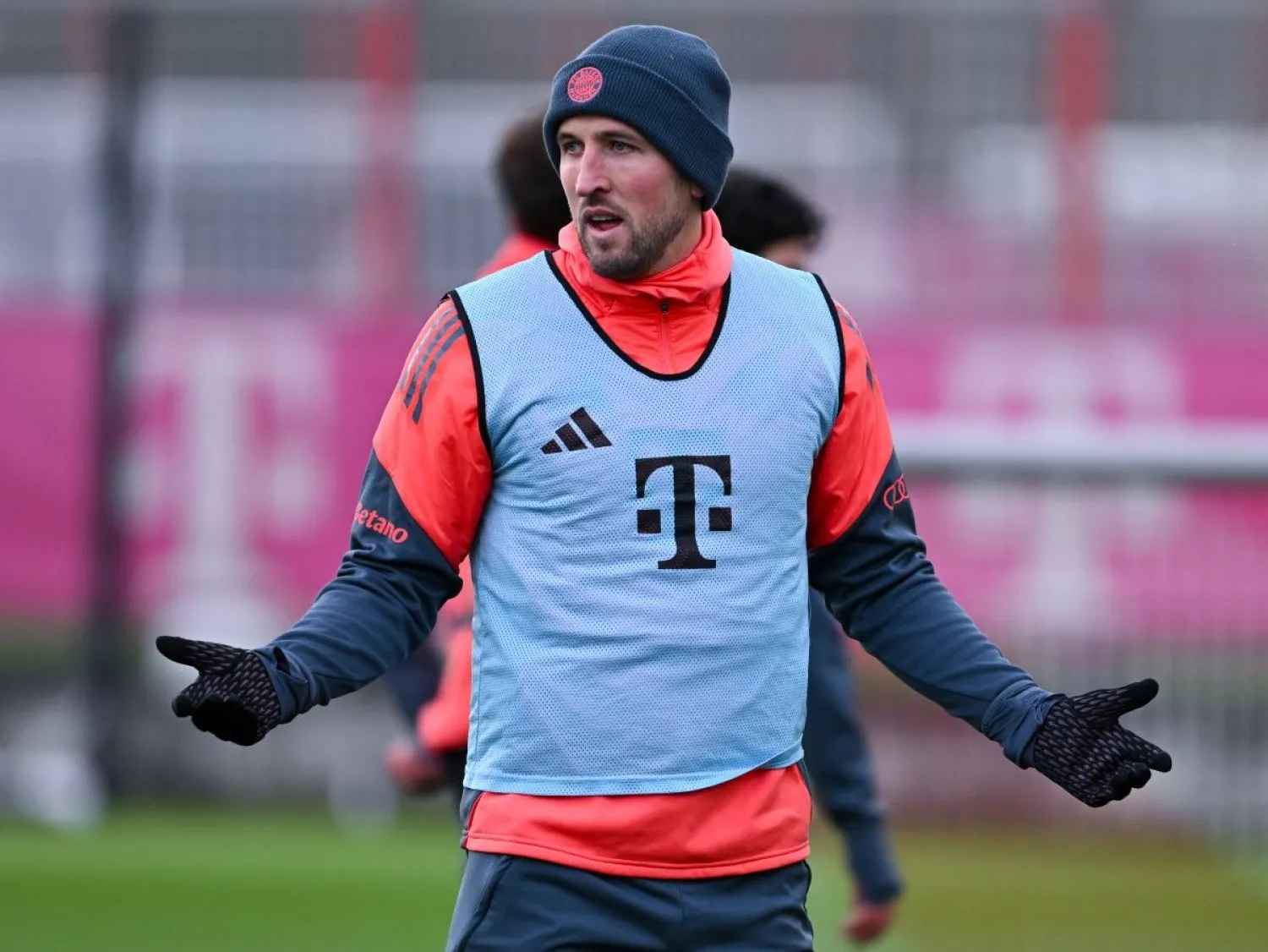 كين خلال تدريبات البايرن (د.ب.أ)