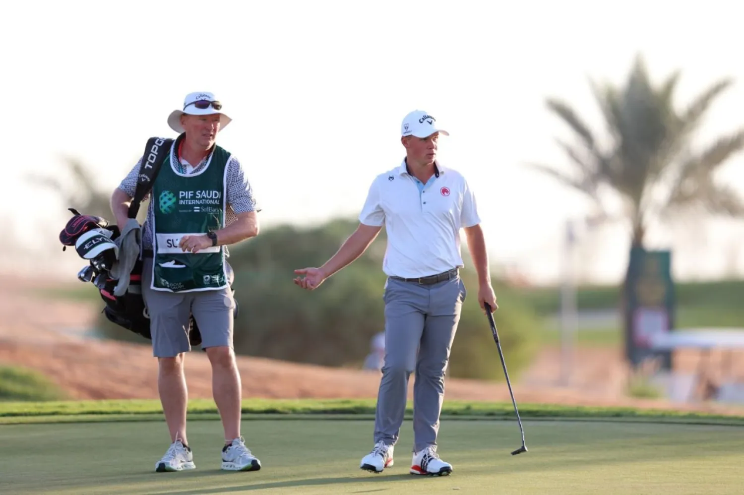 الأميركي كاليب سورات في طريقه لتحقيق لقب البطولة (الشرق الأوسط)