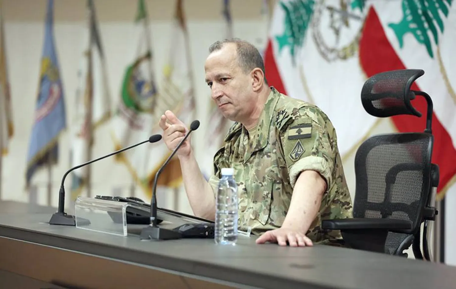 قائد الجيش اللبناني العماد رودولف هيكل (مديرية التوجيه)