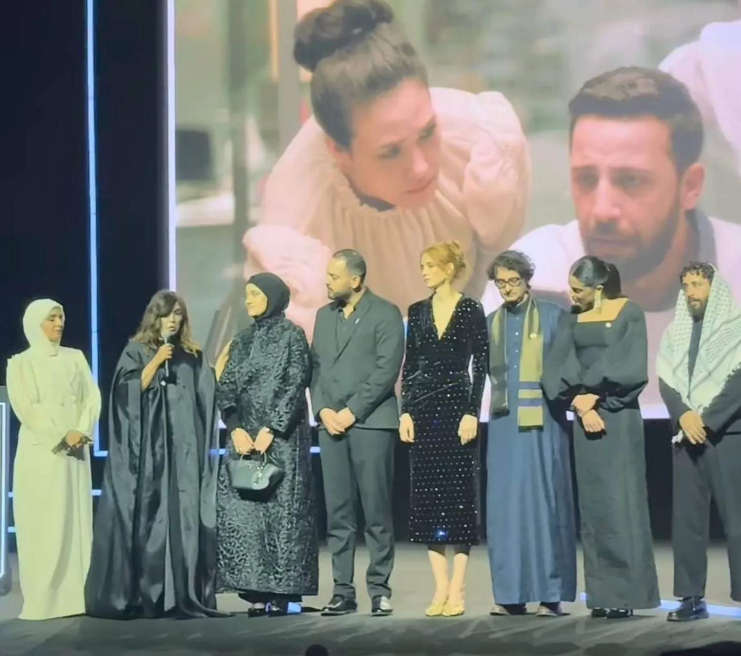 جانب من حفل افتتاح مهرجان الدوحة السينمائي في دورته الأولى (مؤسسة الدوحة للأفلام)