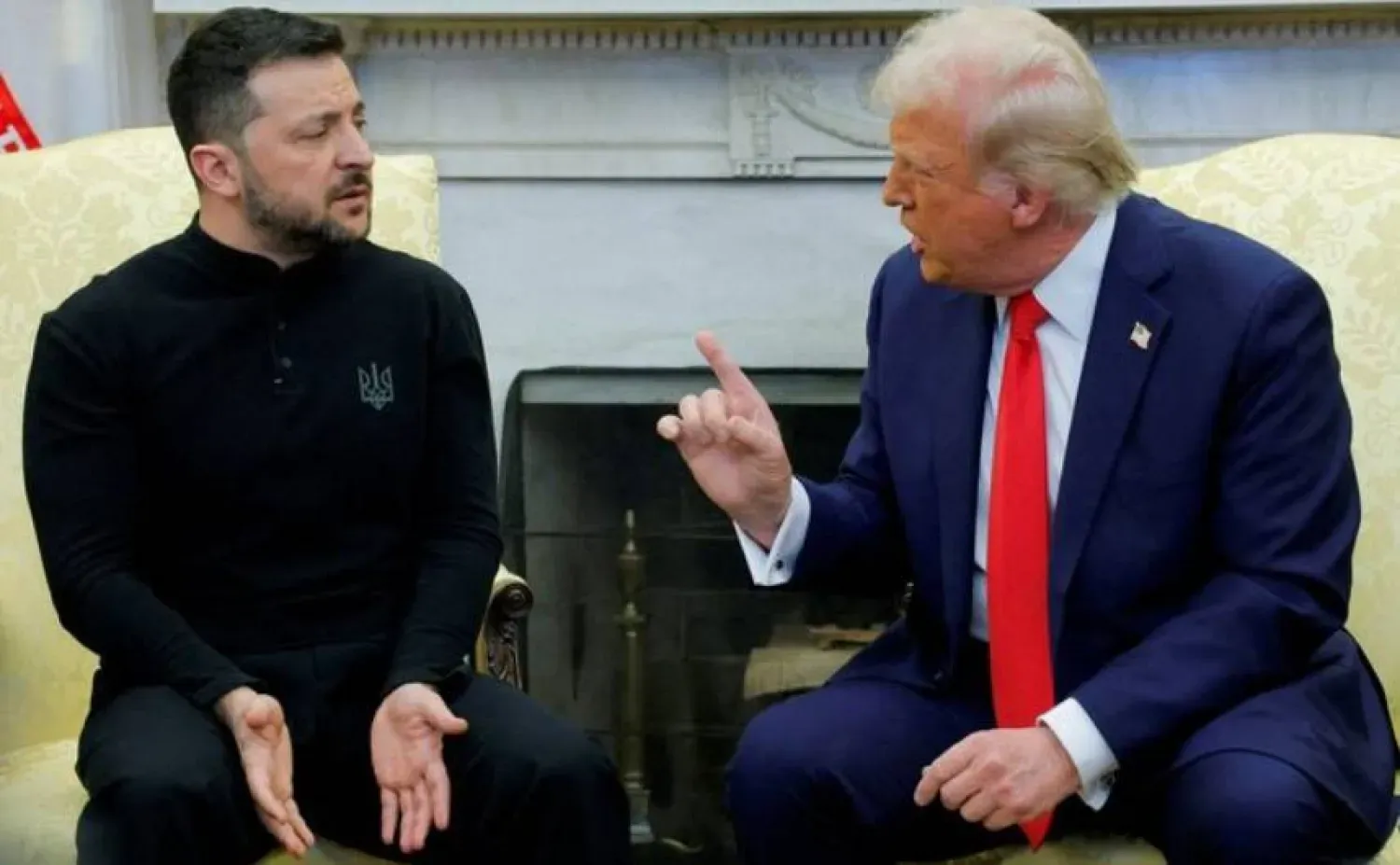 Trump ve Zelenskiy, Şubat 2025'te Beyaz Saray'daki görüşmelerinden bir kare (Arşiv - Reuters)