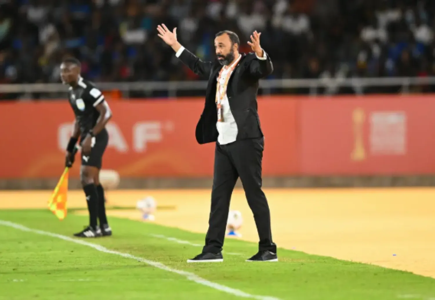 طارق السكتيوي مدرب المنتخب المغربي الثاني (كاف)