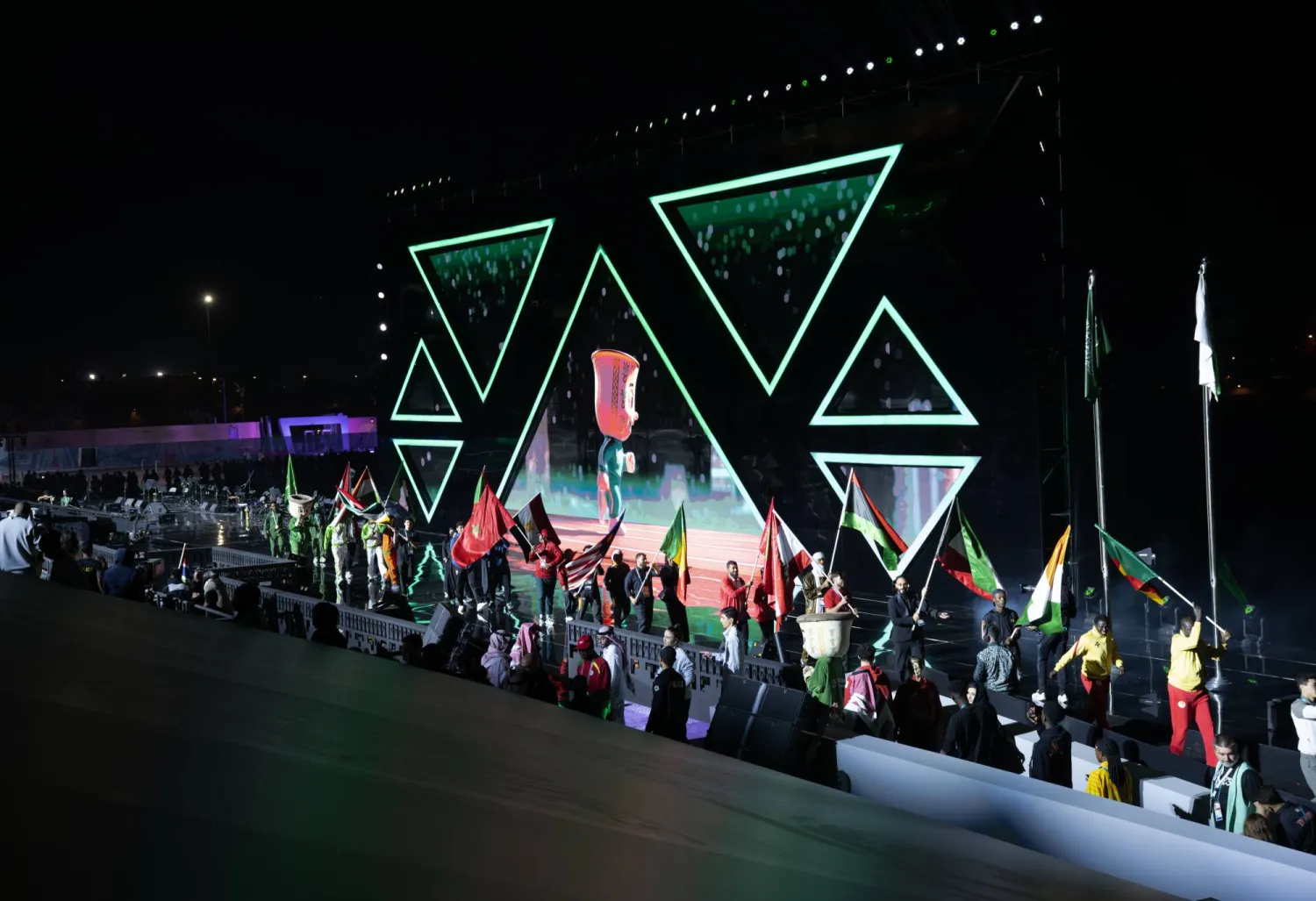 جانب من حفل الختام (الشرق الأوسط)