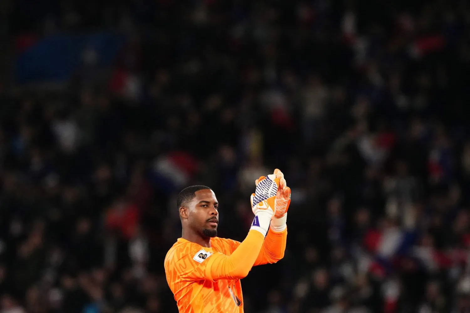 مايك مينيان حارس ميلان ومنتخب فرنسا (أ.ف.ب)