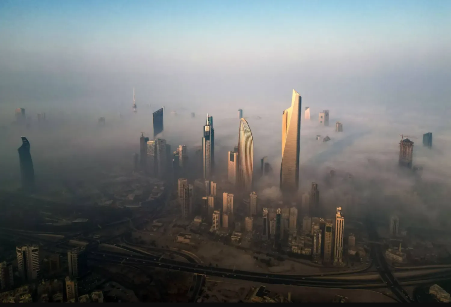 File photo of Kuwait's skyscrapers (AFP)
