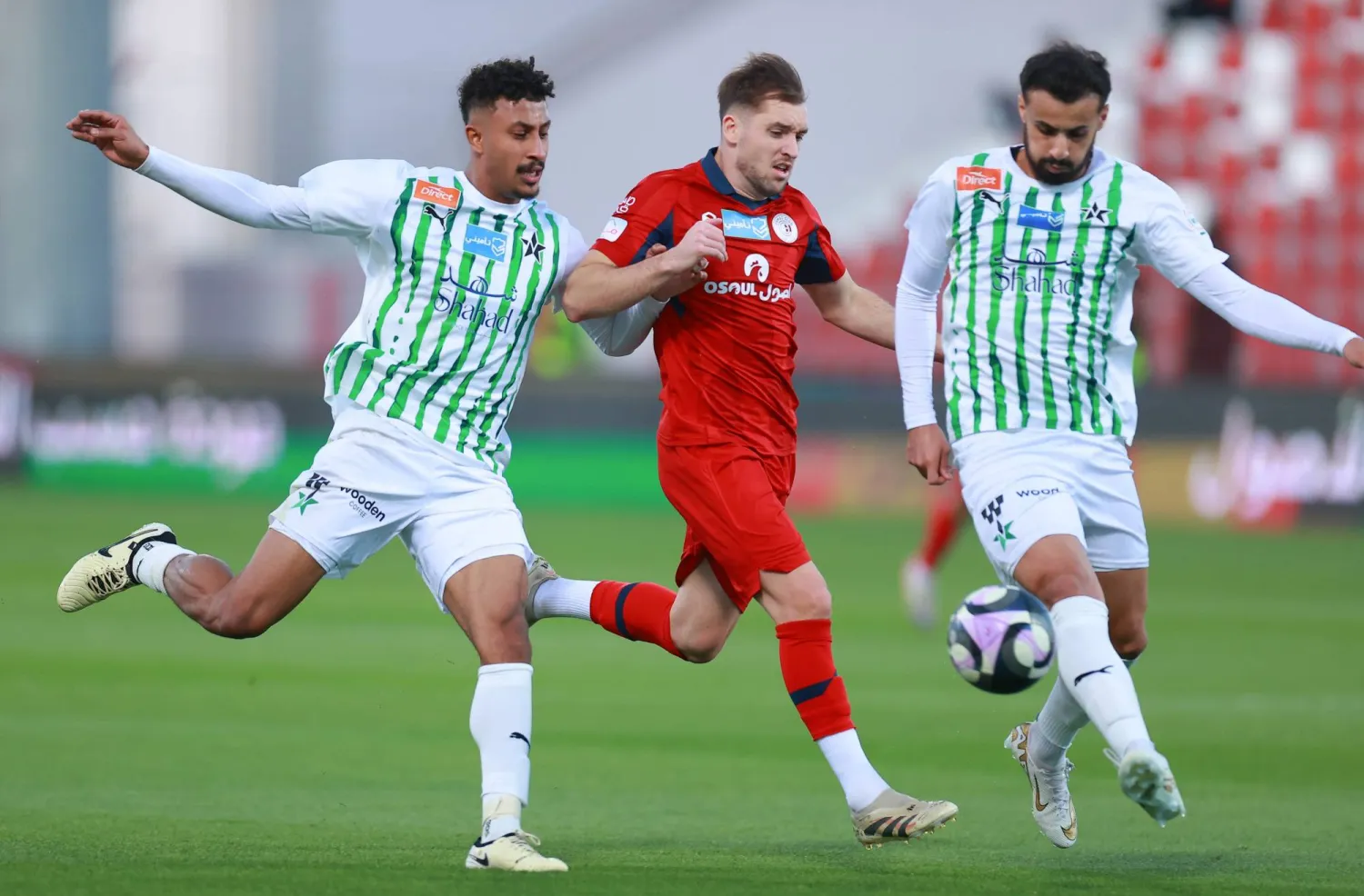 النجمة استطاع الخروج بنقطة بعد 8 جولات لم يعرف فيها سوى الخسارة (تصوير: عدنان مهدلي) 