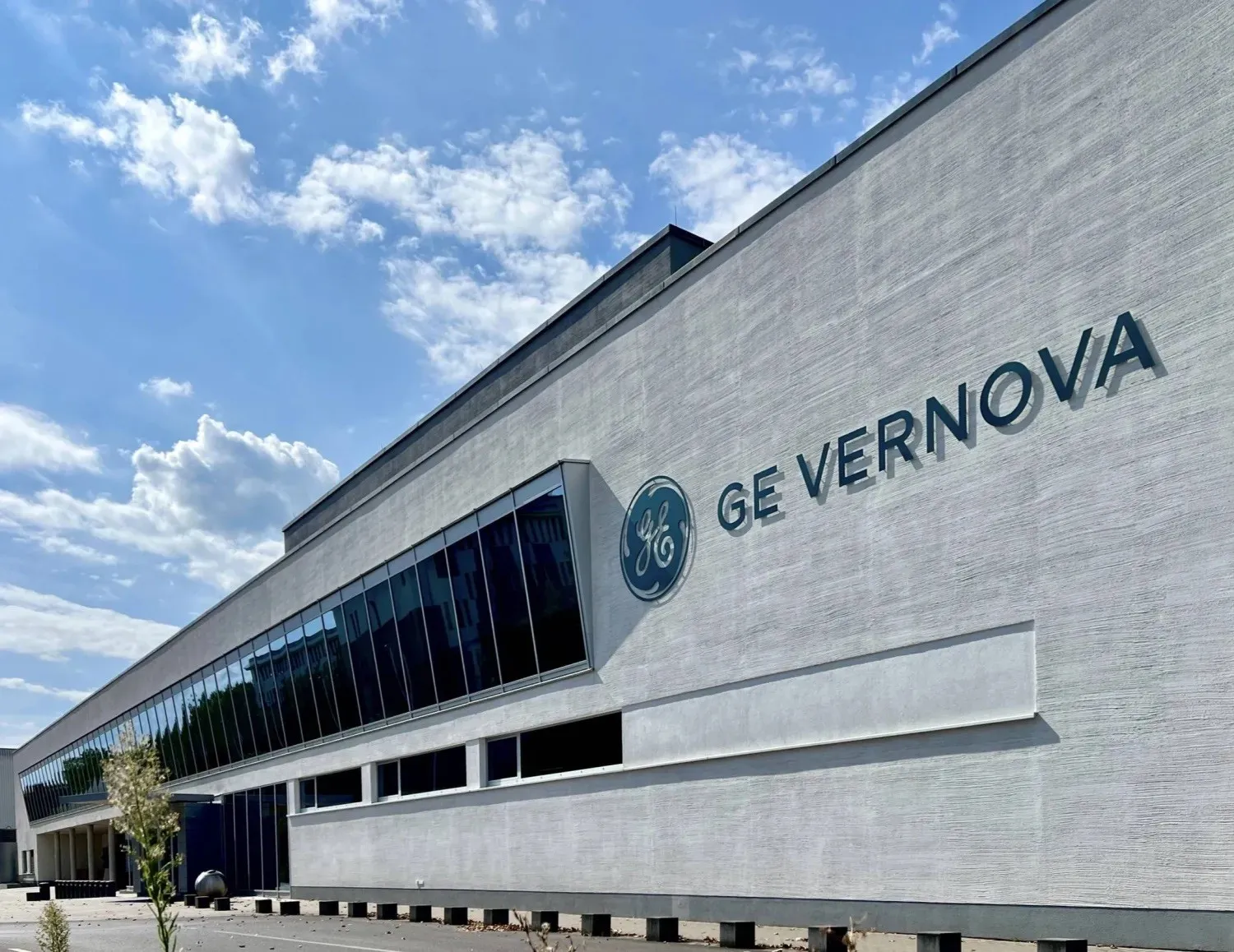 The GE Vernova headquarters. (Asharq Al-Awsat) 