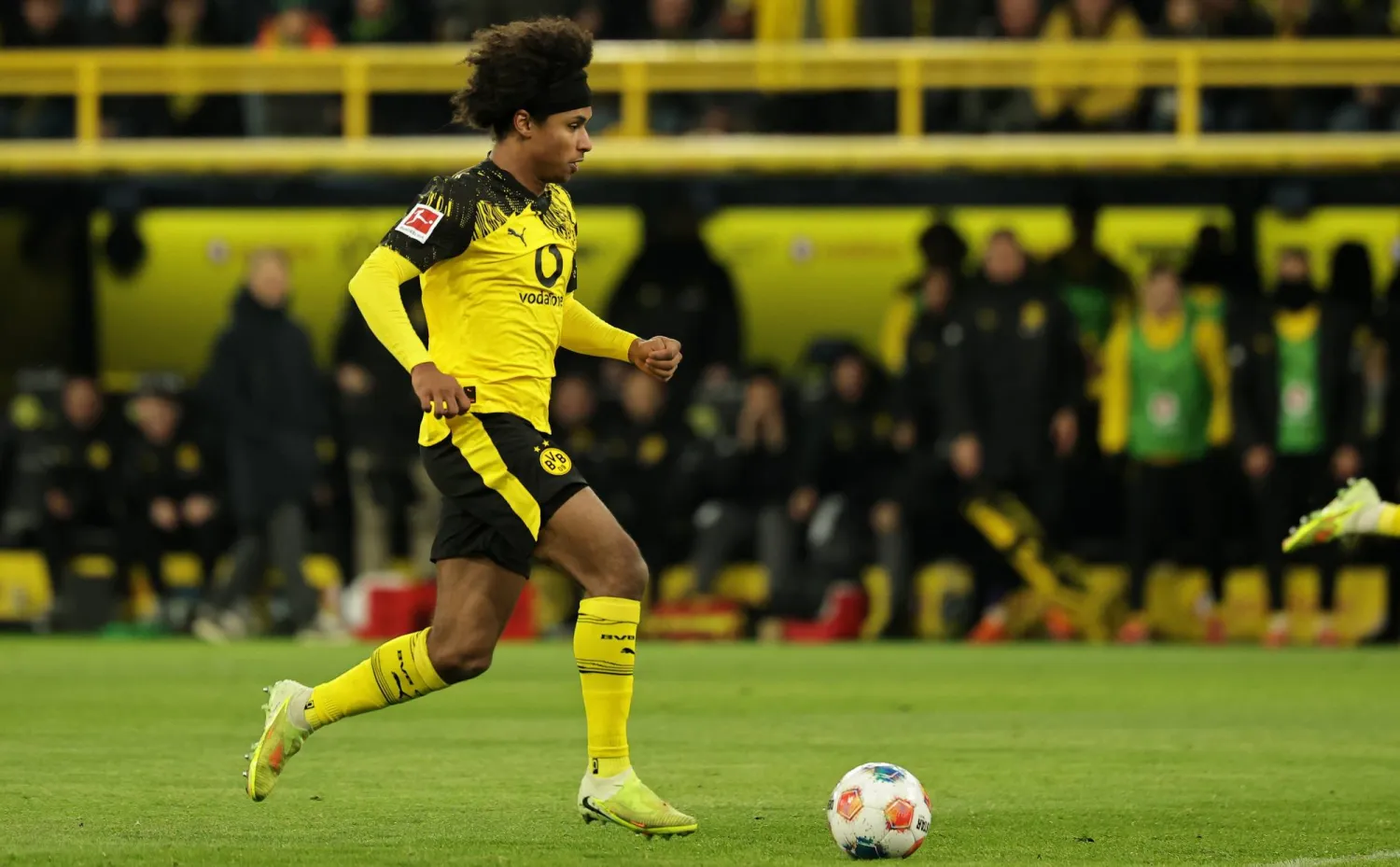 كريم أديمي مهاجم بوروسيا دورتموند (إ.ب.أ)