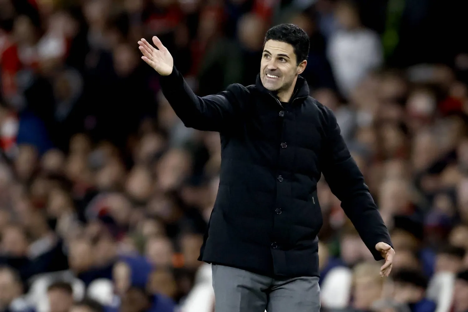 ميكيل أرتيتا المدير الفني لفريق آرسنال (إ.ب.أ)