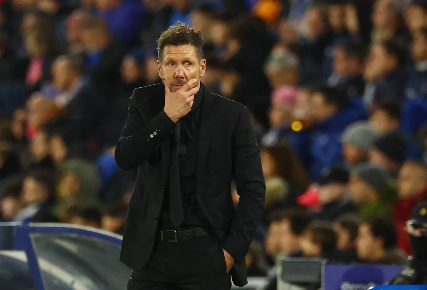 دييغو سيميوني مدرب أتلتيكو مدريد (رويترز)