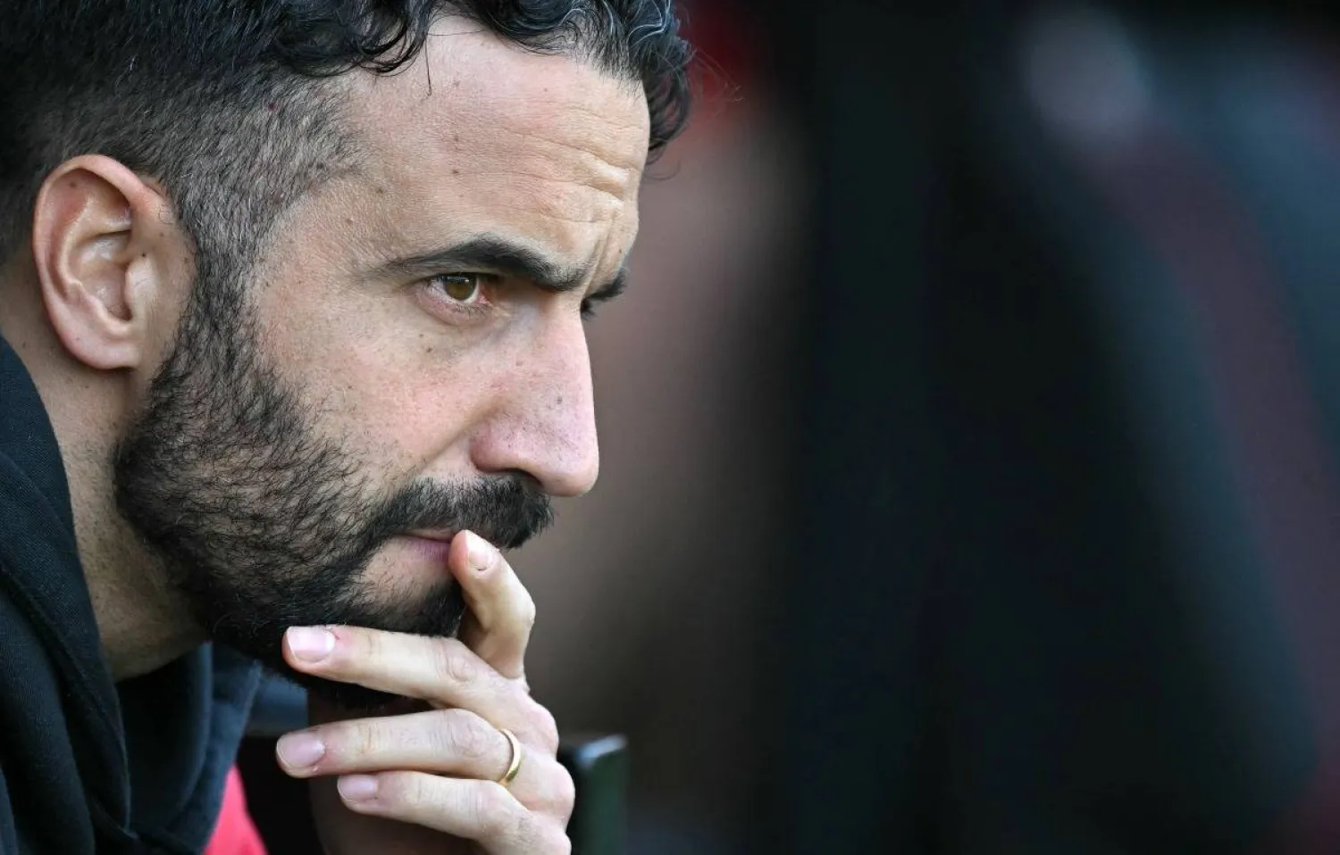Manchester United manager Ruben Amorim. (AFP)