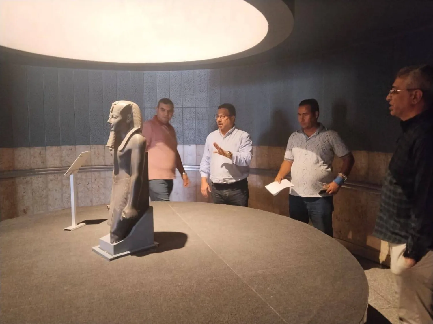 تطوير العرض المتحفي لـ«قاعة الخبيئة» بمتحف الأقصر للفن المصري القديم (وزارة السياحة والآثار)