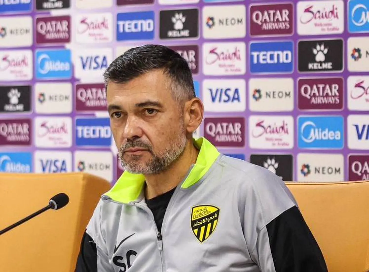 البرتغالي سيرجيو كونسيساو عبر عن استيائه من المستوى الذي ظهر عليه الفريق (نادي الاتحاد) 