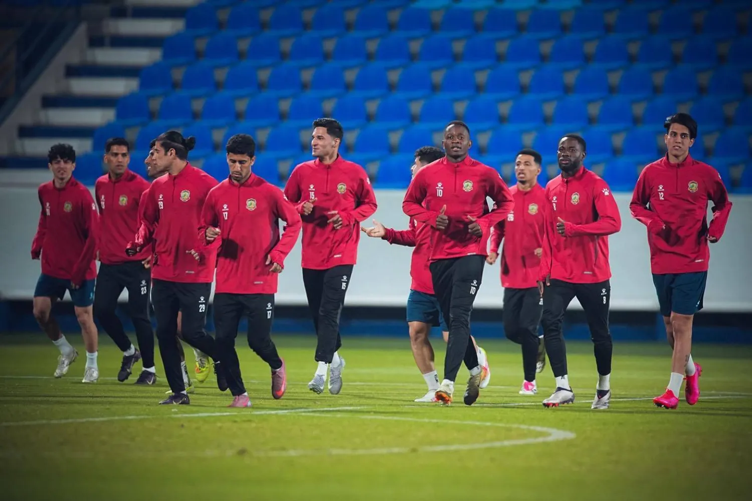 الشرطة خلال التدريبات التحضيرية (الشرطة العراقي)