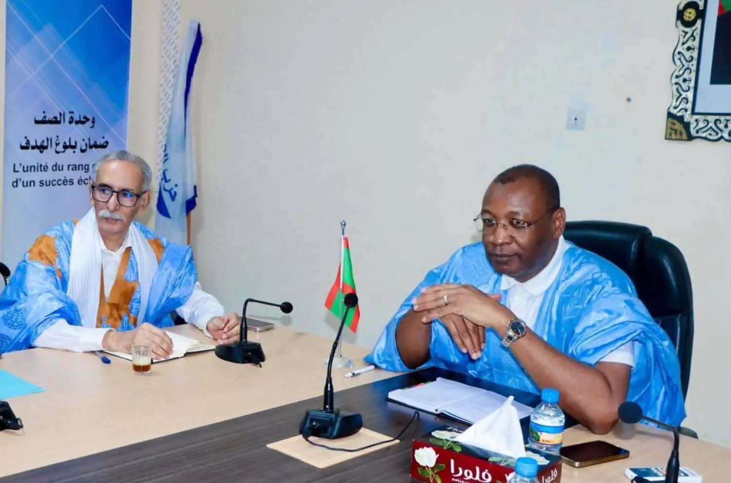 رئيس حزب «الإنصاف» الحاكم رفقة أحد نوابه (إعلام محلي)