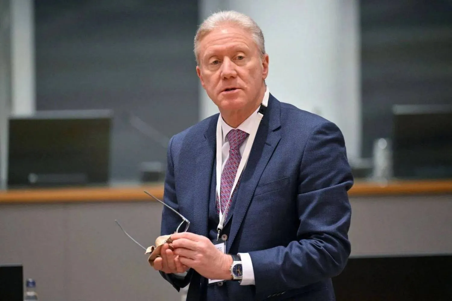 وزير الخارجية والمغتربين اللبناني يوسف رجي (أ.ف.ب)
