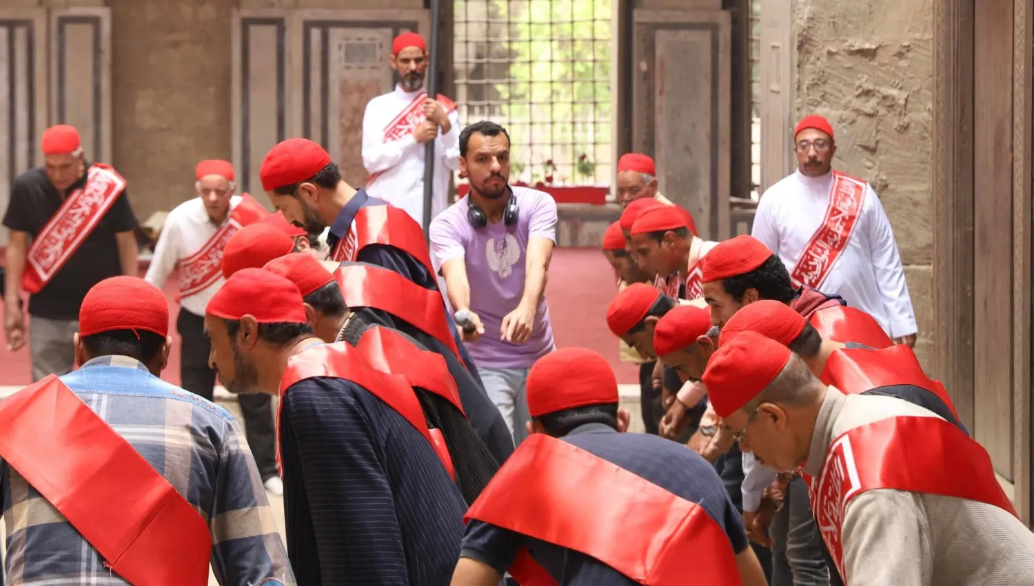 خلال تصوير إحدى لقطات الفيلم (الشركة المنتجة)