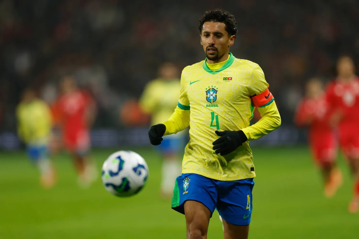 البرازيلي ماركينيوس قائد باريس سان جيرمان (أ.ب)